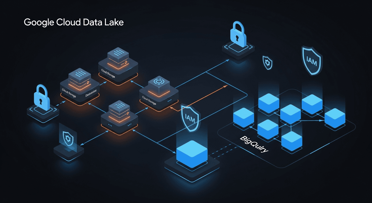 Arquitetura GCP Data Lake Security Blueprint